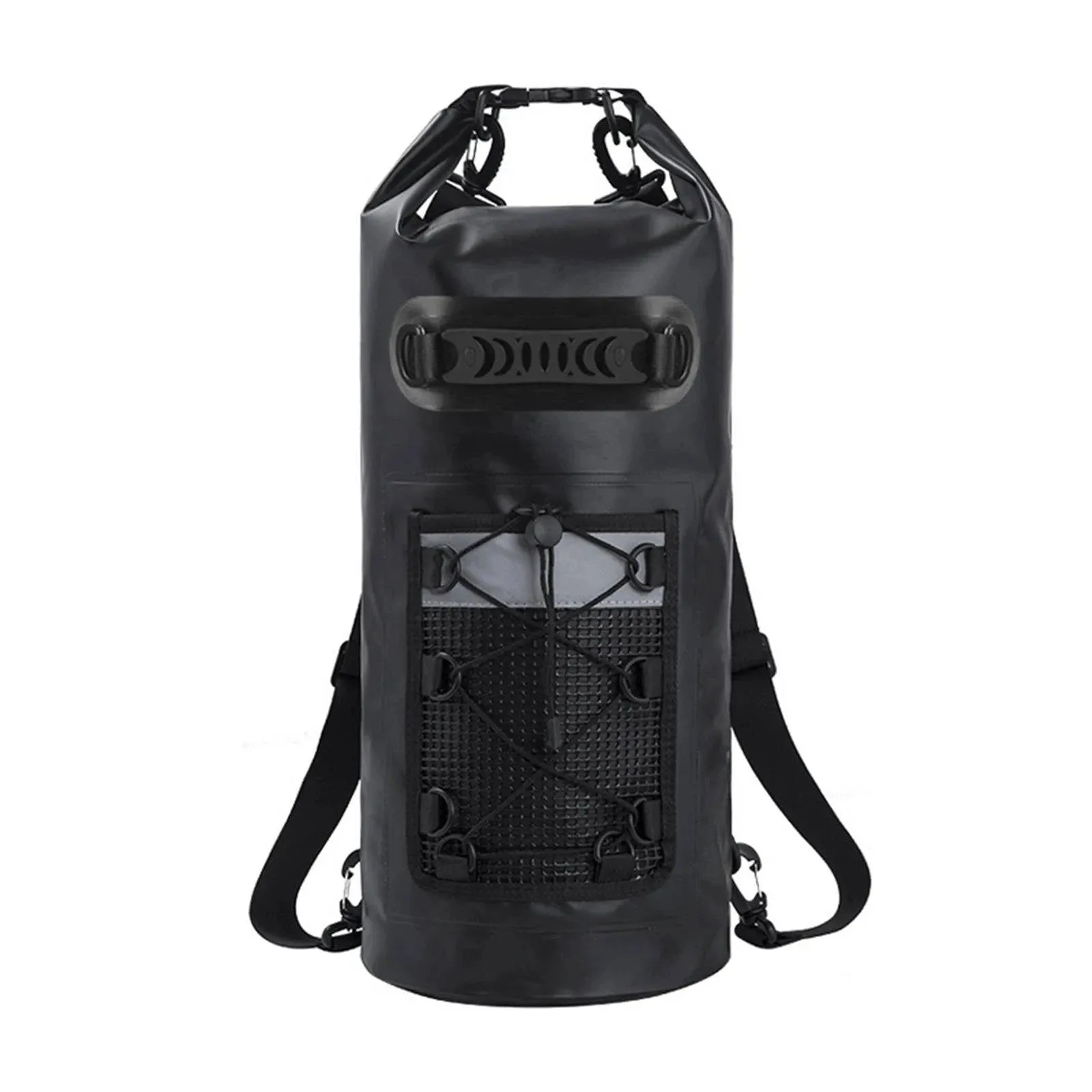 20L Floating Waterproof Dry Backpack PVC Drifting Bag with Adjustable Shoulder Straps for Swimming Rafting Outdoor Kayak Fishing