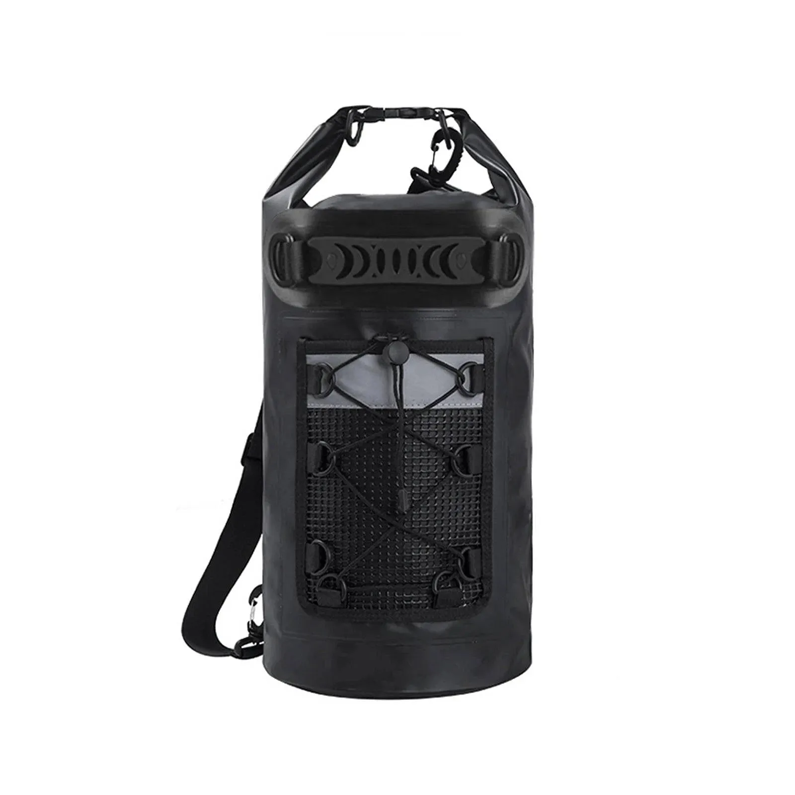 20L Floating Waterproof Dry Backpack PVC Drifting Bag with Adjustable Shoulder Straps for Swimming Rafting Outdoor Kayak Fishing