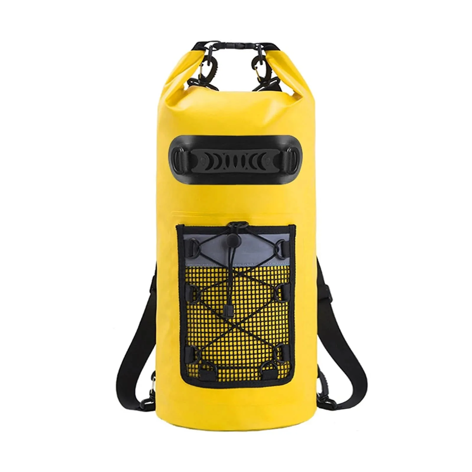 20L Floating Waterproof Dry Backpack PVC Drifting Bag with Adjustable Shoulder Straps for Swimming Rafting Outdoor Kayak Fishing