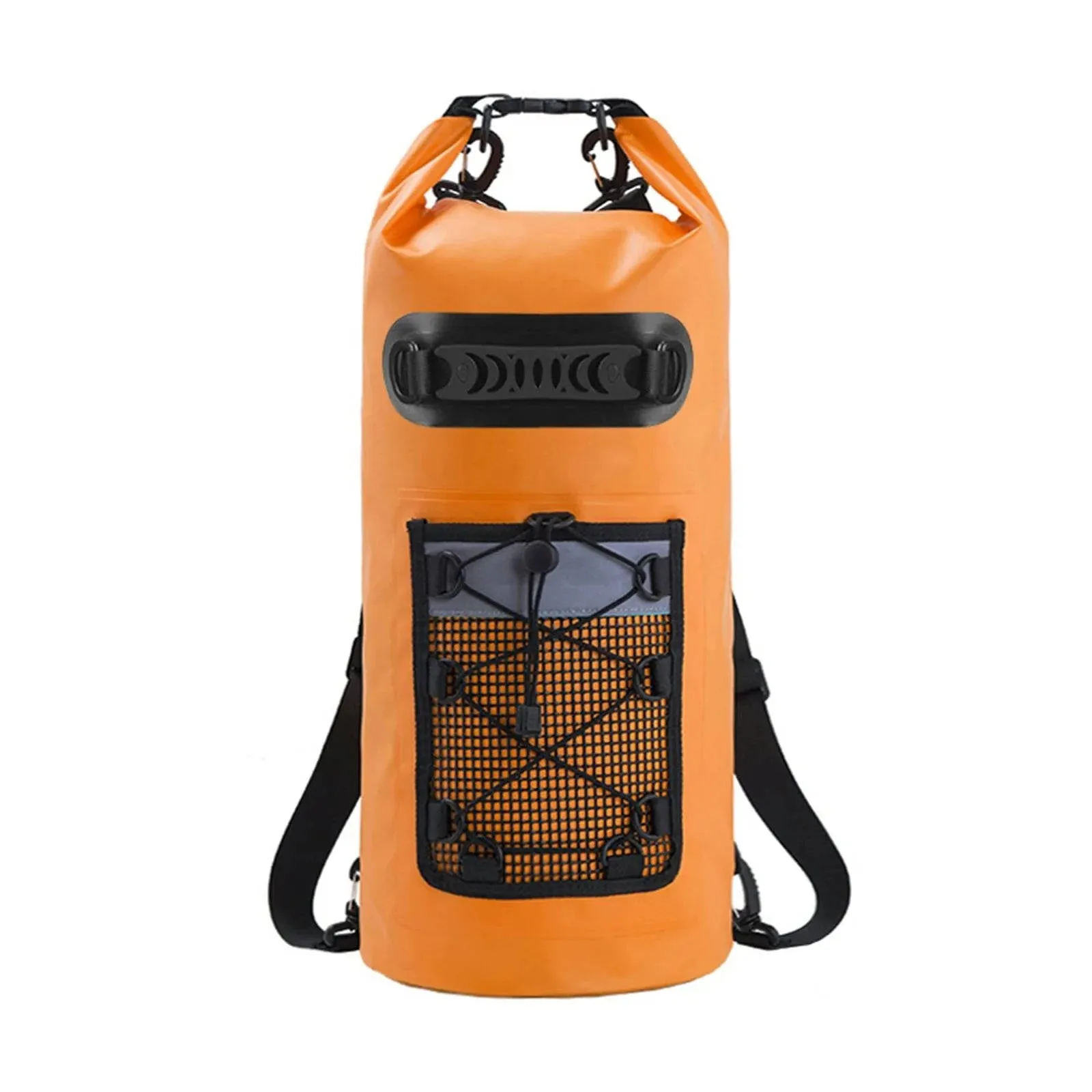 20L Floating Waterproof Dry Backpack PVC Drifting Bag with Adjustable Shoulder Straps for Swimming Rafting Outdoor Kayak Fishing
