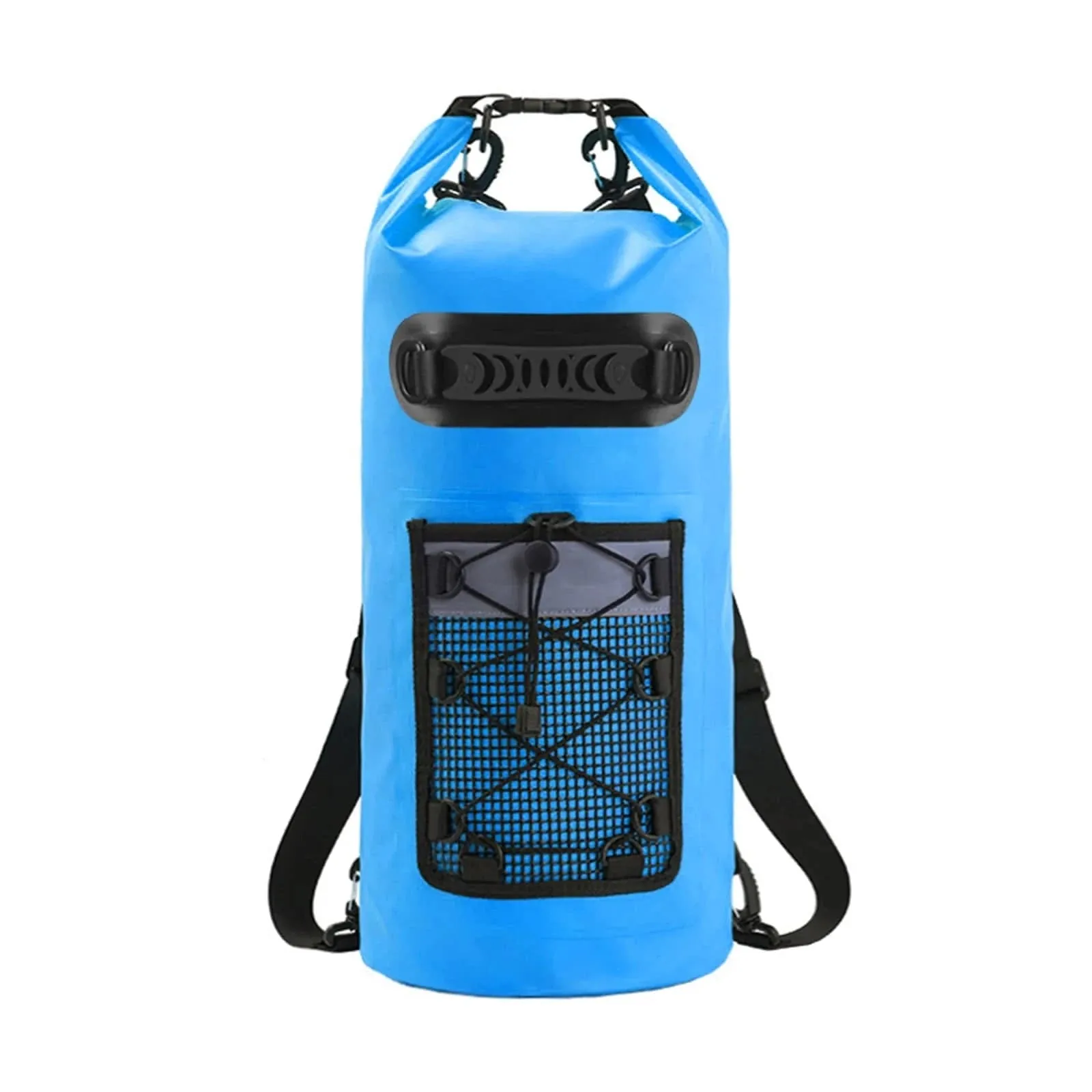 20L Floating Waterproof Dry Backpack PVC Drifting Bag with Adjustable Shoulder Straps for Swimming Rafting Outdoor Kayak Fishing