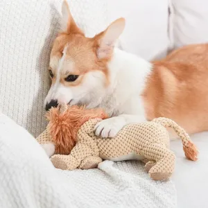 Animal Shapes Squeaky Plush Toys – for Medium & Large Dogs