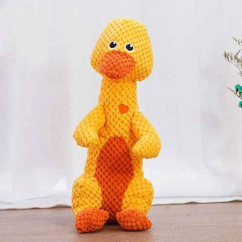 Animal Shapes Squeaky Plush Toys – for Medium & Large Dogs