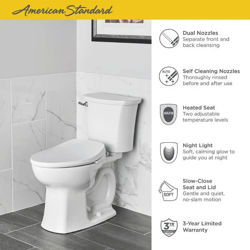 AquaWash 2.0 Elongated Bidet Seat in White