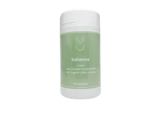 Balance Bunny Plant Based/ Compostable Wipes - Apple Cider Vinegar & Essential Oil Blend For Rabbits