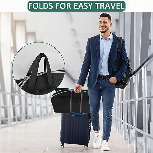 BALEINE Heavy Duty Garment Bag with Shoe Storage Travel Bag for Dresses, Suit, Coats Travel Essential (43")