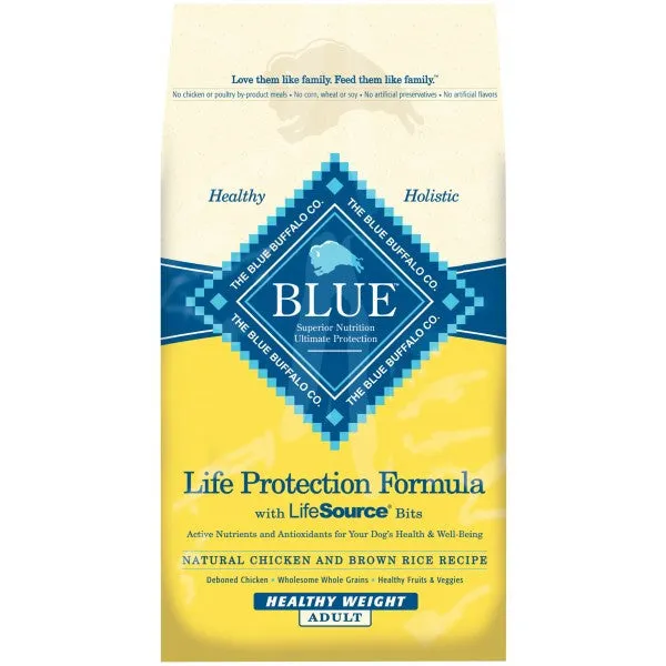 Blue Buffalo Healthy Weight Chicken & Brown Rice (3 sizes available)
