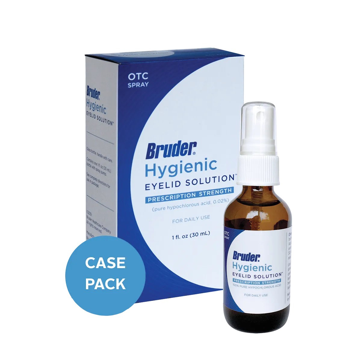 BRUDER® Hygienic Eyelid Solution - 1 fl. oz./30mL (Case of 12)