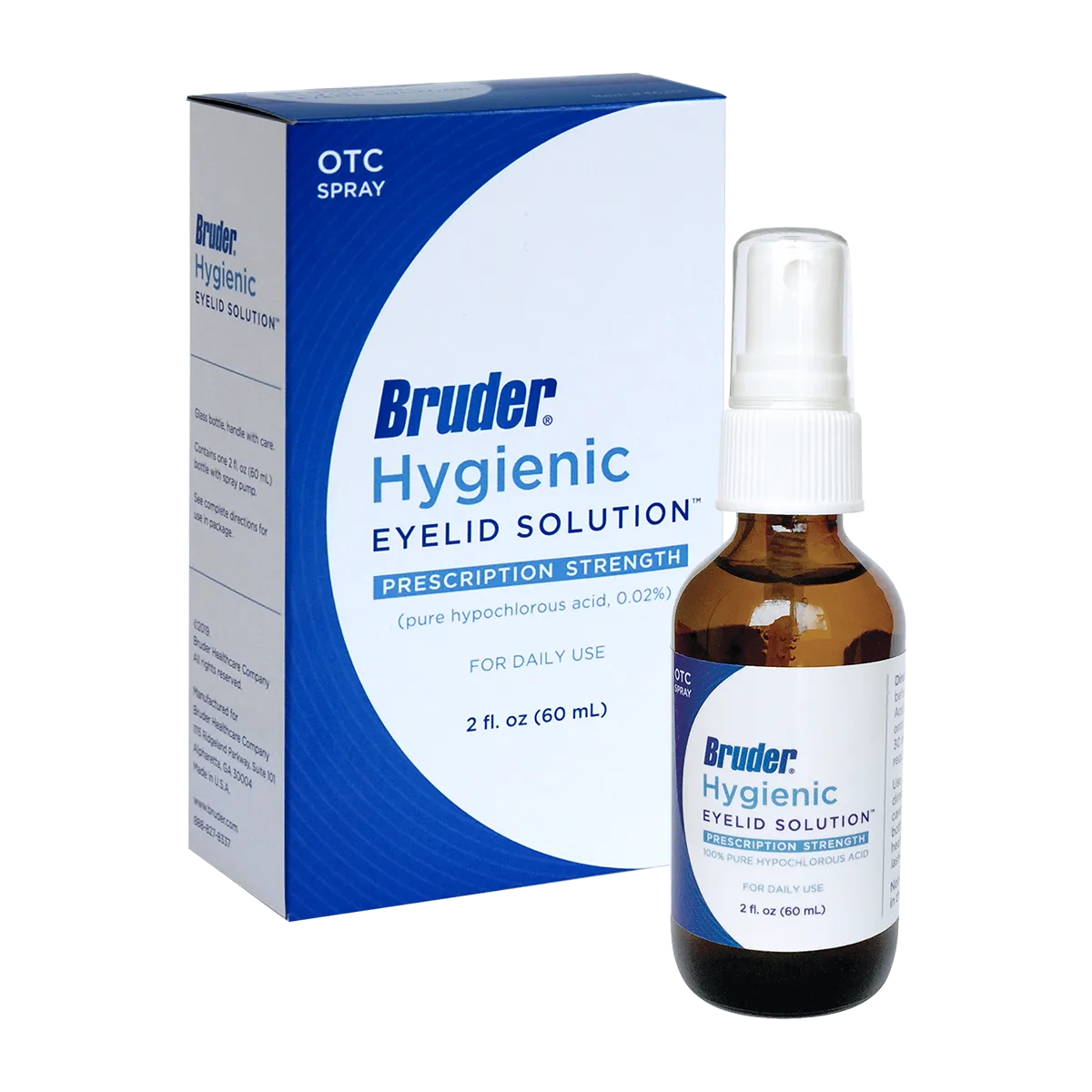 BRUDER Hygienic Eyelid Solution 2 fl. oz. (60mL)