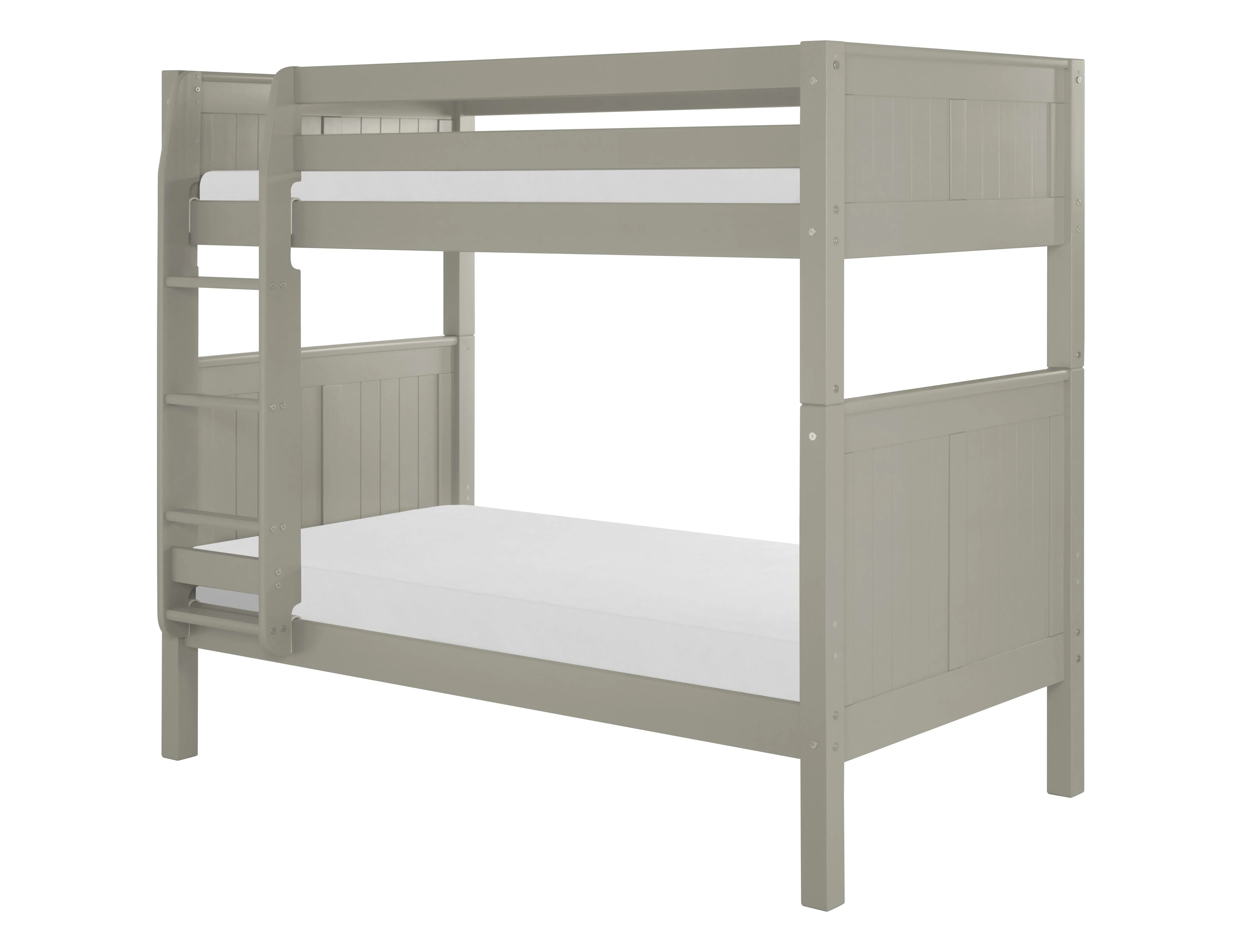 Camaflexi Twin over Twin Bunk Bed - Panel Headboard - 2 Color Options