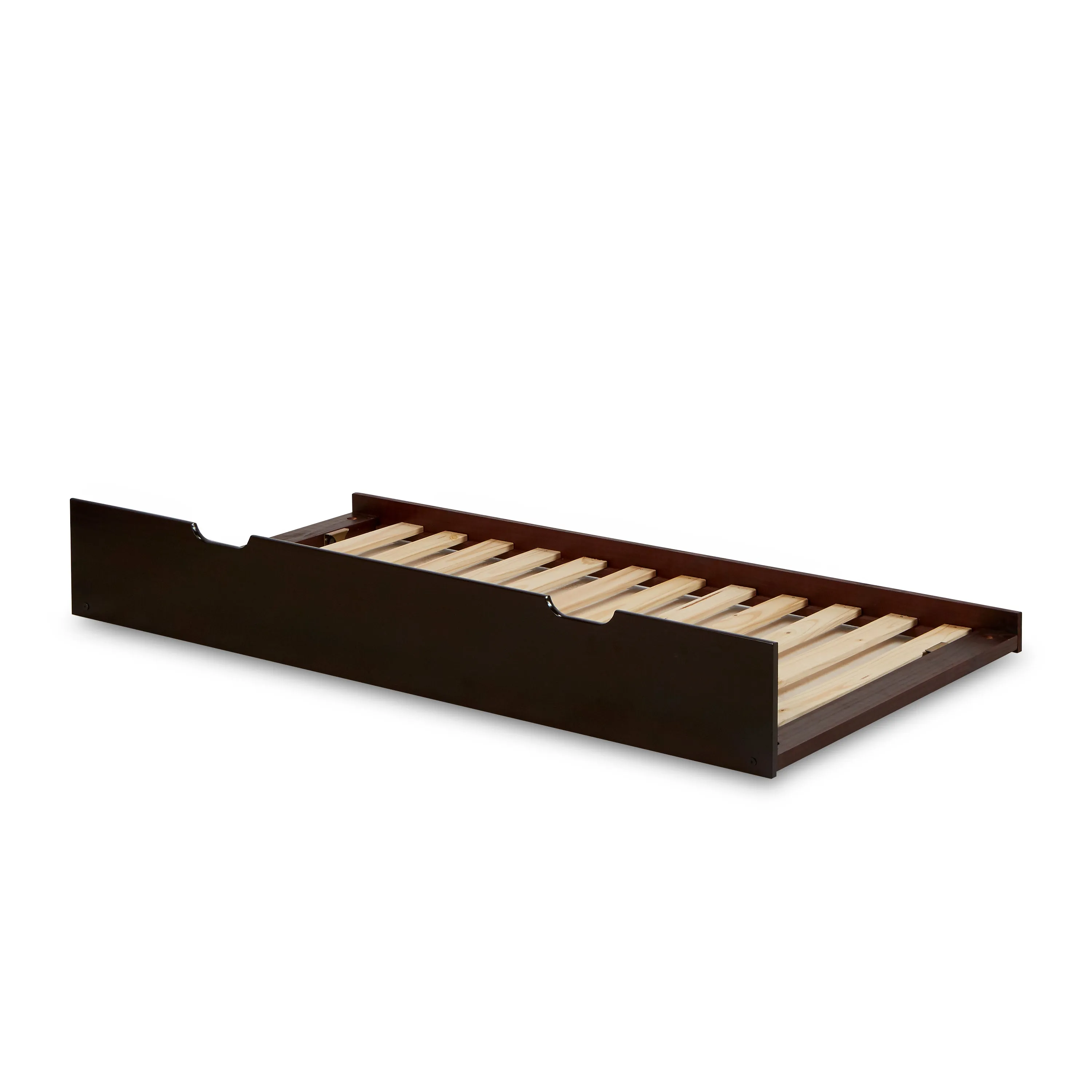 Camaflexi Twin Size Platform Bed - Panel Headboard - 2 Color Options