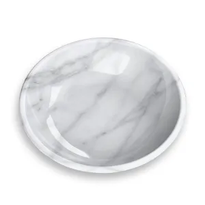 Carrara Marble Cat Saucer