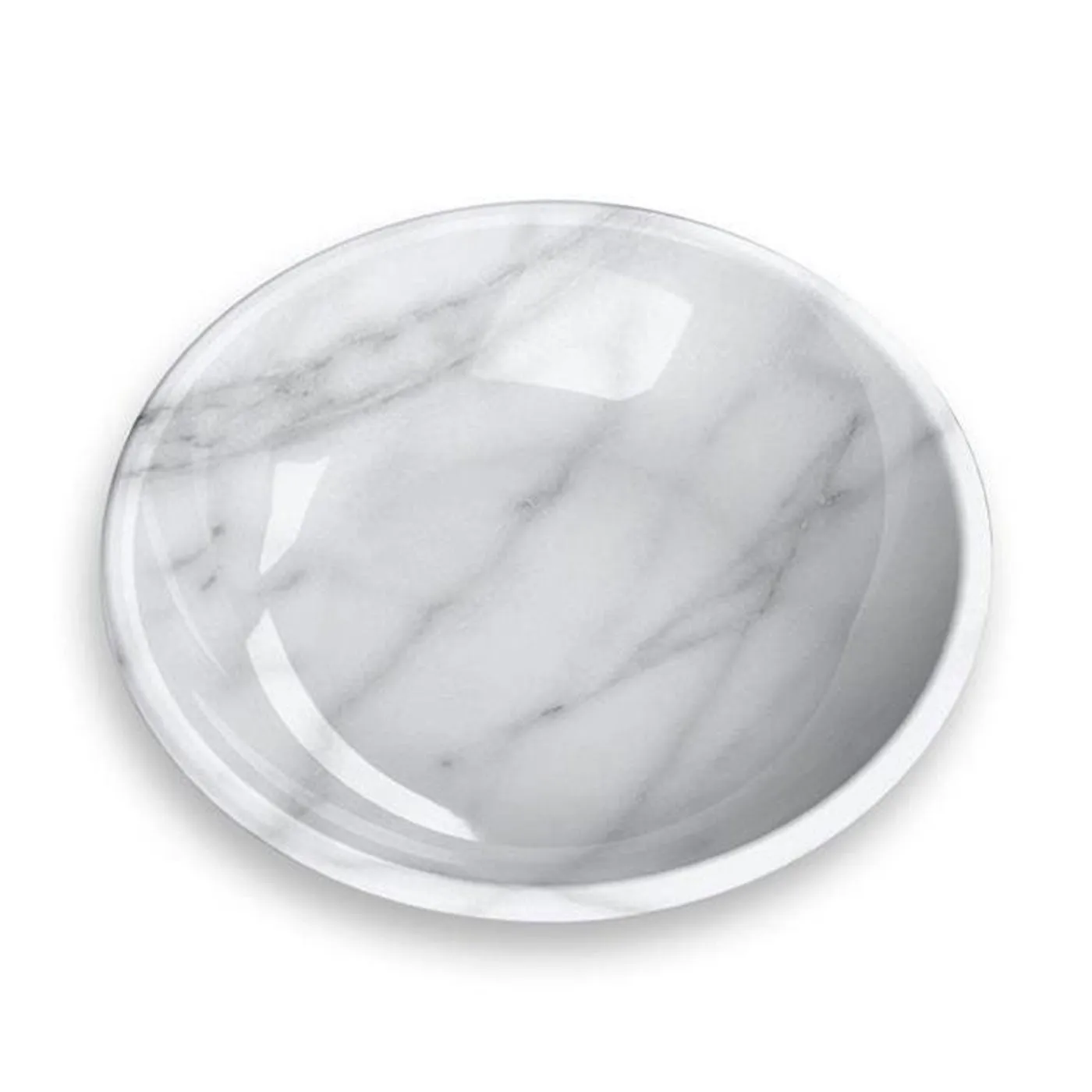 Carrara Marble Cat Saucer