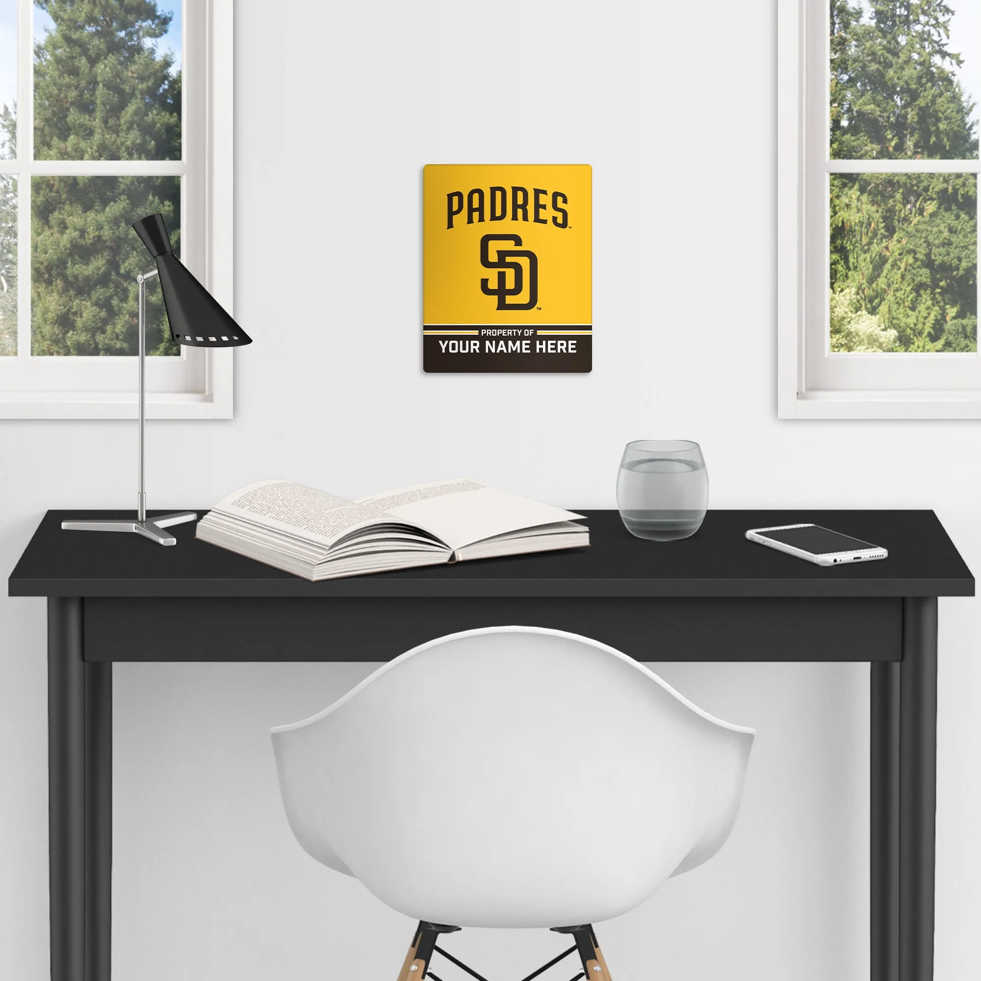 Custom San Diego Padres "Property of" Door Sign - 8"x10"