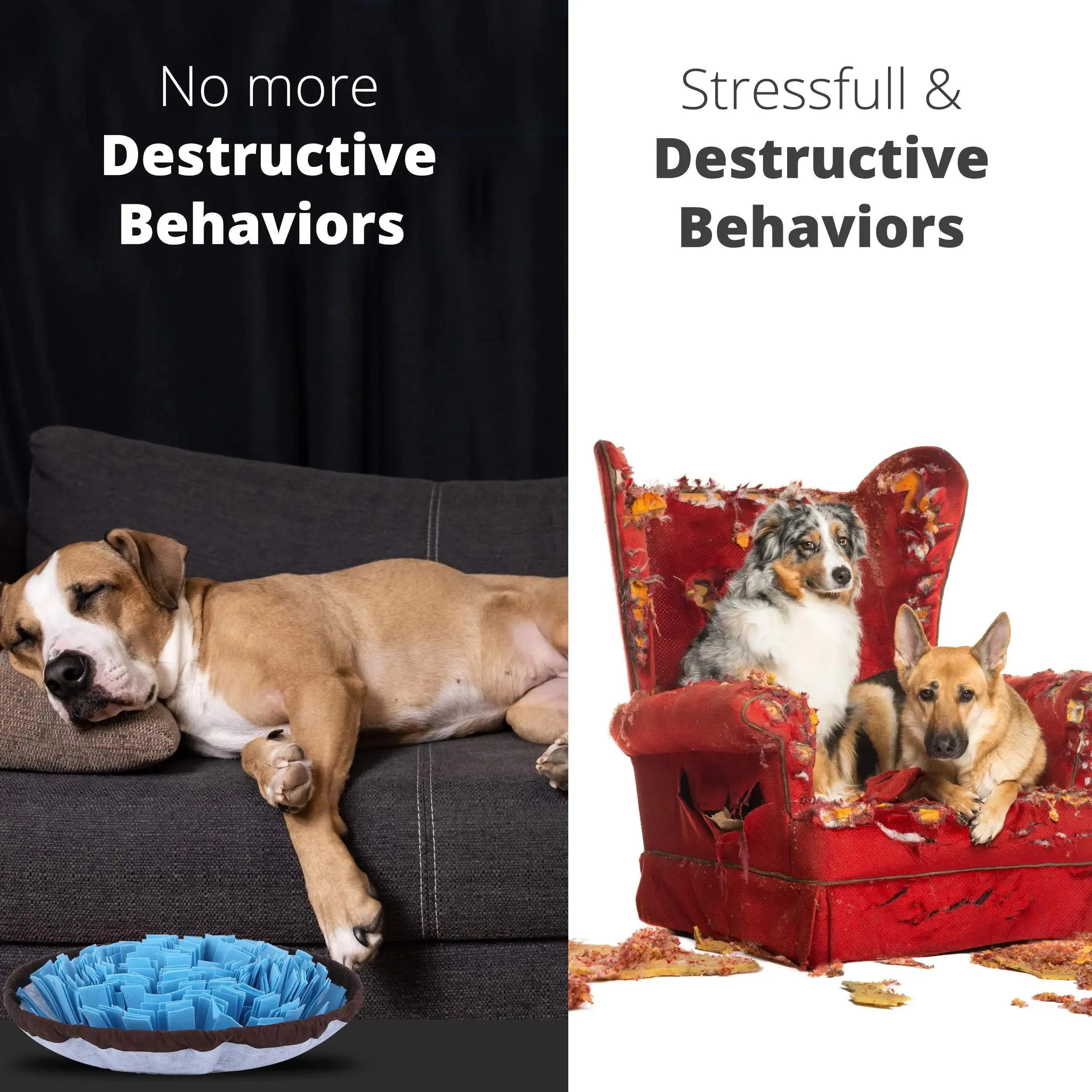 Dog Mental Puzzle Interactive Toys- Stress Relief