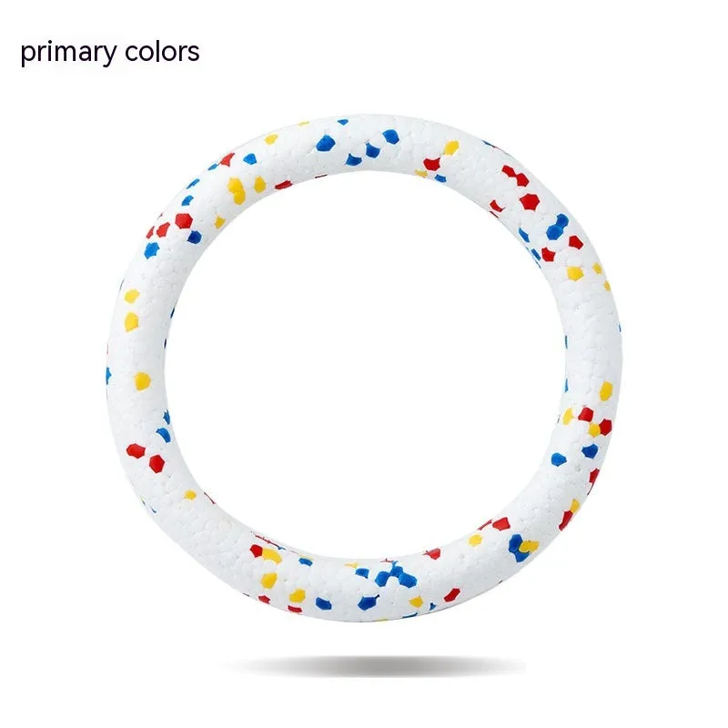 Durable Textured 7 Inch Chew Ring Toy for Dogs