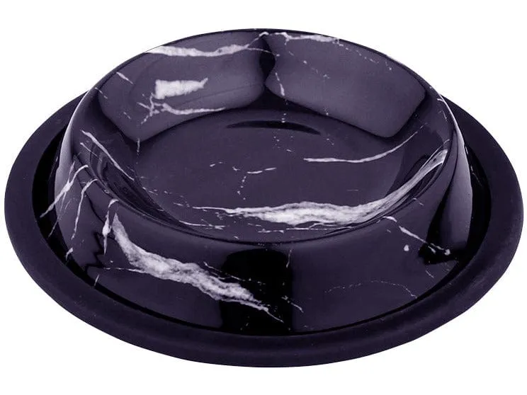 Feeding Bowl Deco Fix Marble Look