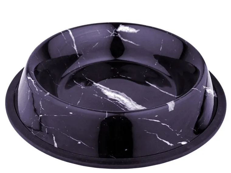 Feeding Bowl Deco Fix Marble Look