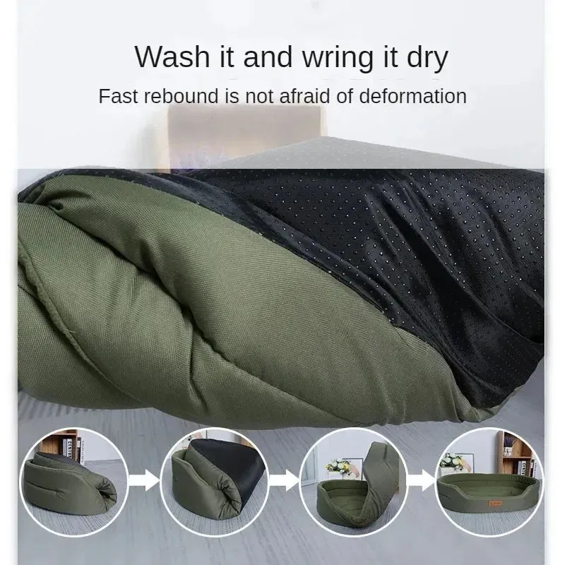 Fluffy Dog Cushions & Pet Bed Sofa – Comfortable Bedding for Large & Small Dogs and Cats