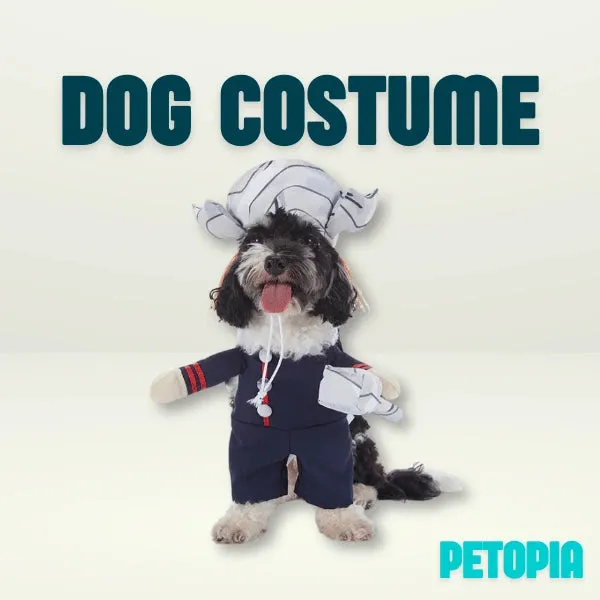 Halloween Dog Costumes - Purplish Blue Thor