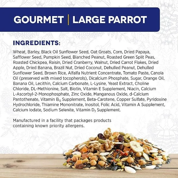 HARI Gourmet Premium Seed Mix for Large Parrots