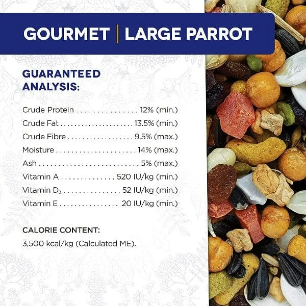 HARI Gourmet Premium Seed Mix for Large Parrots