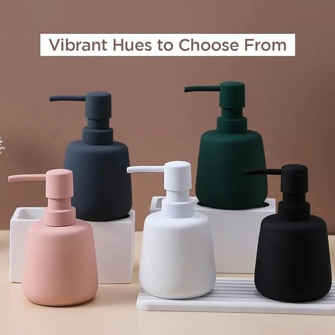 Homestic Liquid Soap Dispenser | Handwash Soap Dispenser | Soap Dispenser for Wash Basin | Shampoo Dispenser Bottle | Bathroom Dispenser Bottle | JY00159PK | 260 ml | Pink