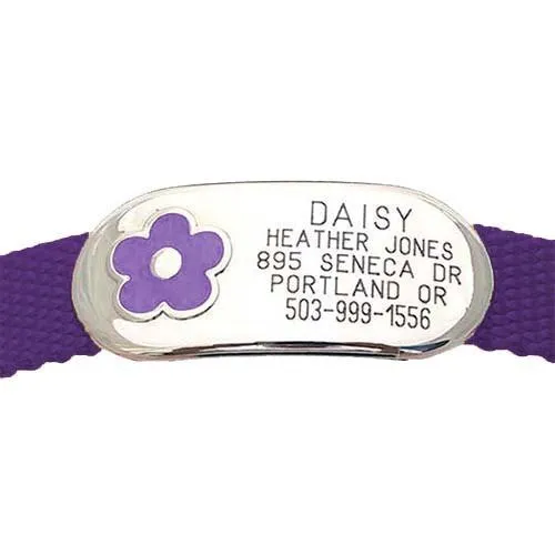 Jewelry Collar Tag - Flower