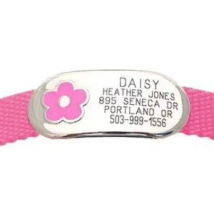 Jewelry Collar Tag - Flower