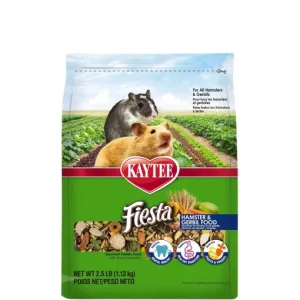 Kaytee Fiesta Hamster & Gerbil Food, 2.5-lb Bag