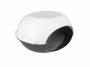 Luna cat igloo with pillow 57x38x31cm black