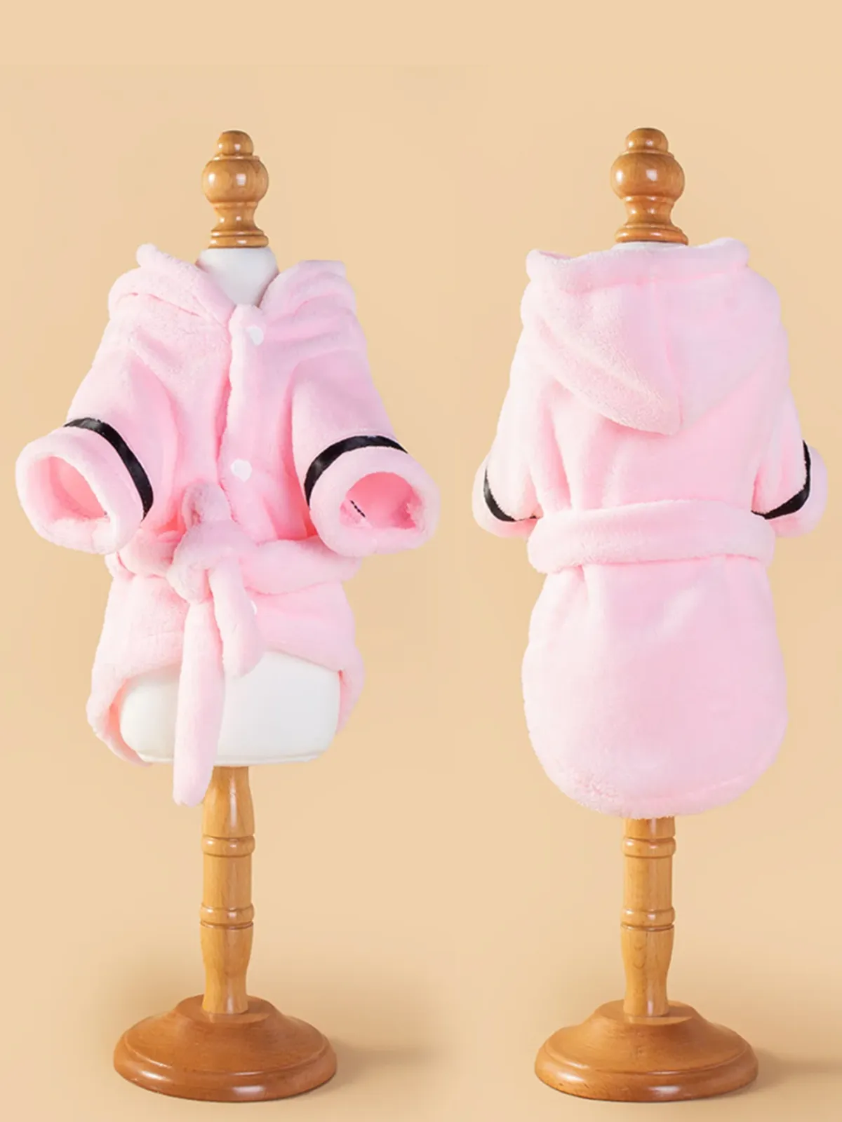 Luxury Cozy and Stylis Plush Soft Robe for Dogs