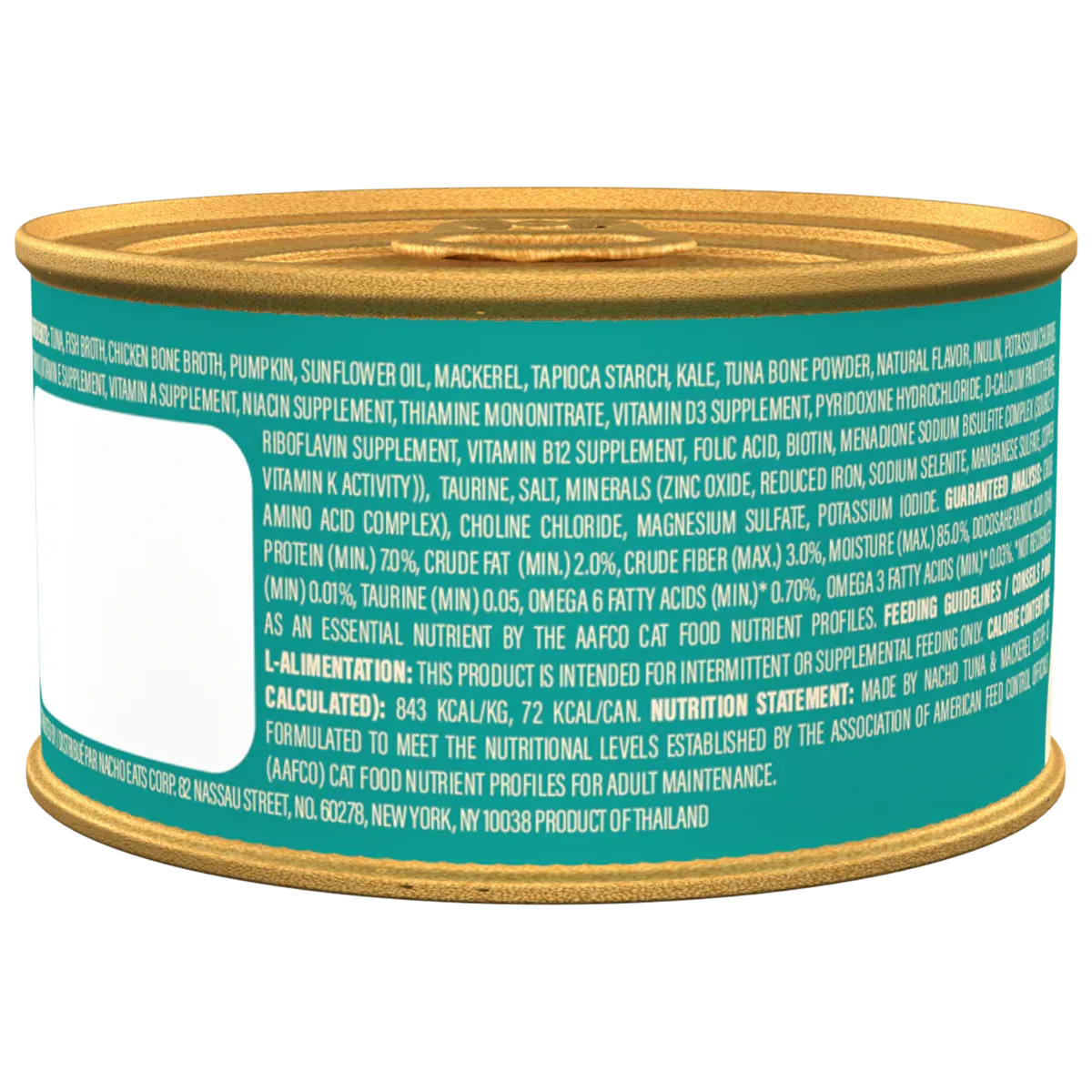 Made By Nacho Flaked Tuna and Mackerel Cat Food - 3 oz.