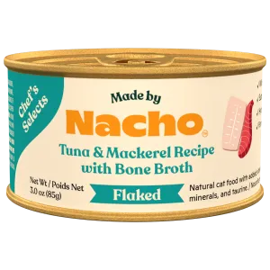 Made By Nacho Flaked Tuna and Mackerel Cat Food - 3 oz.