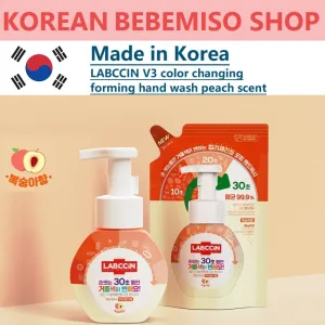 Made in Korea LABCCIN color changing forming hand wash peach scent 250mlX3EA