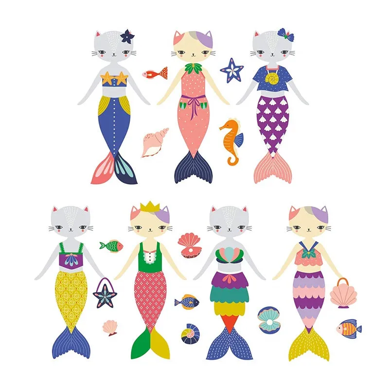 Mudpuppy - Purrmaid Magnetic Dress-Up