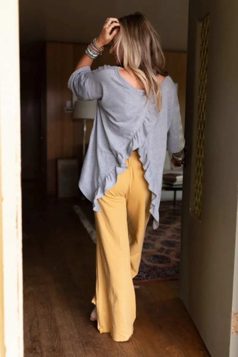 Must Have High Low Tee | Heather Gray
