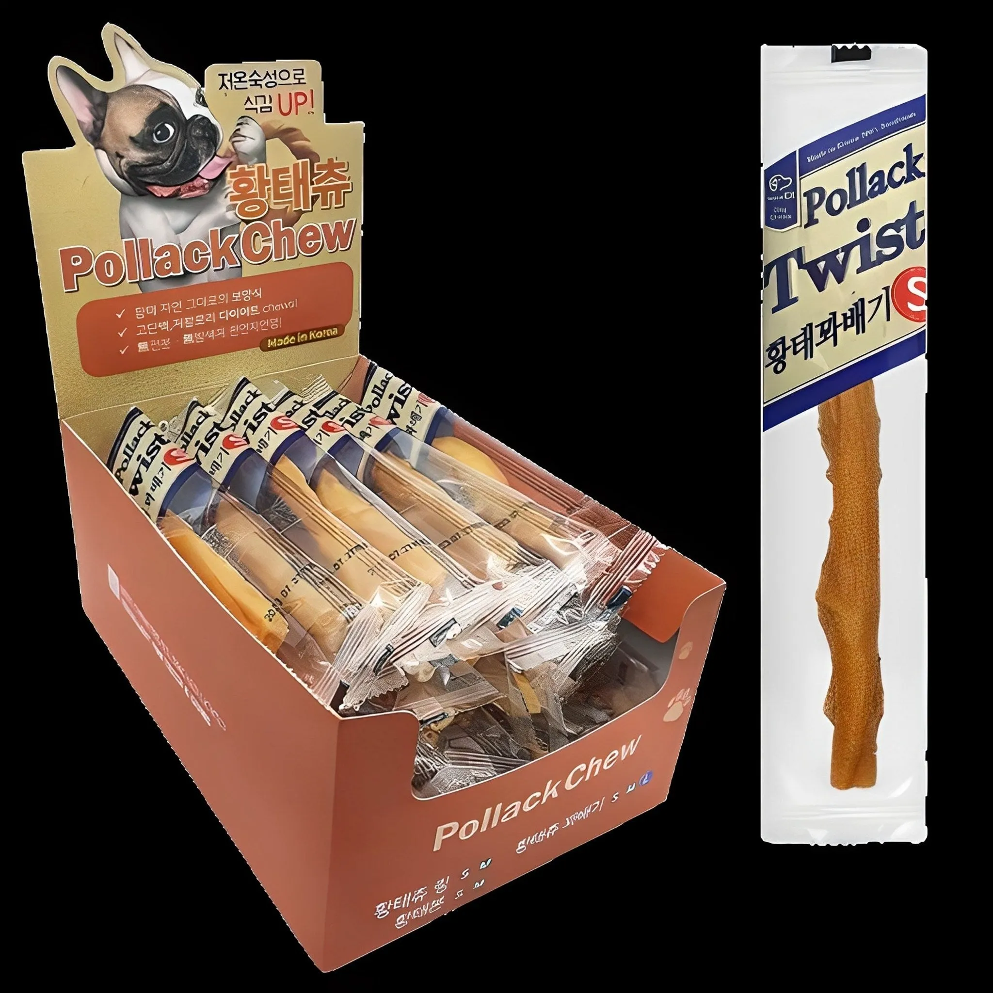 Natural EX Twist Snack S for Dogs, Pollock, 7g, 25 Pieces - Dried Treats/Jerky - 🏆 #47 - Pet Supplies - Best of December