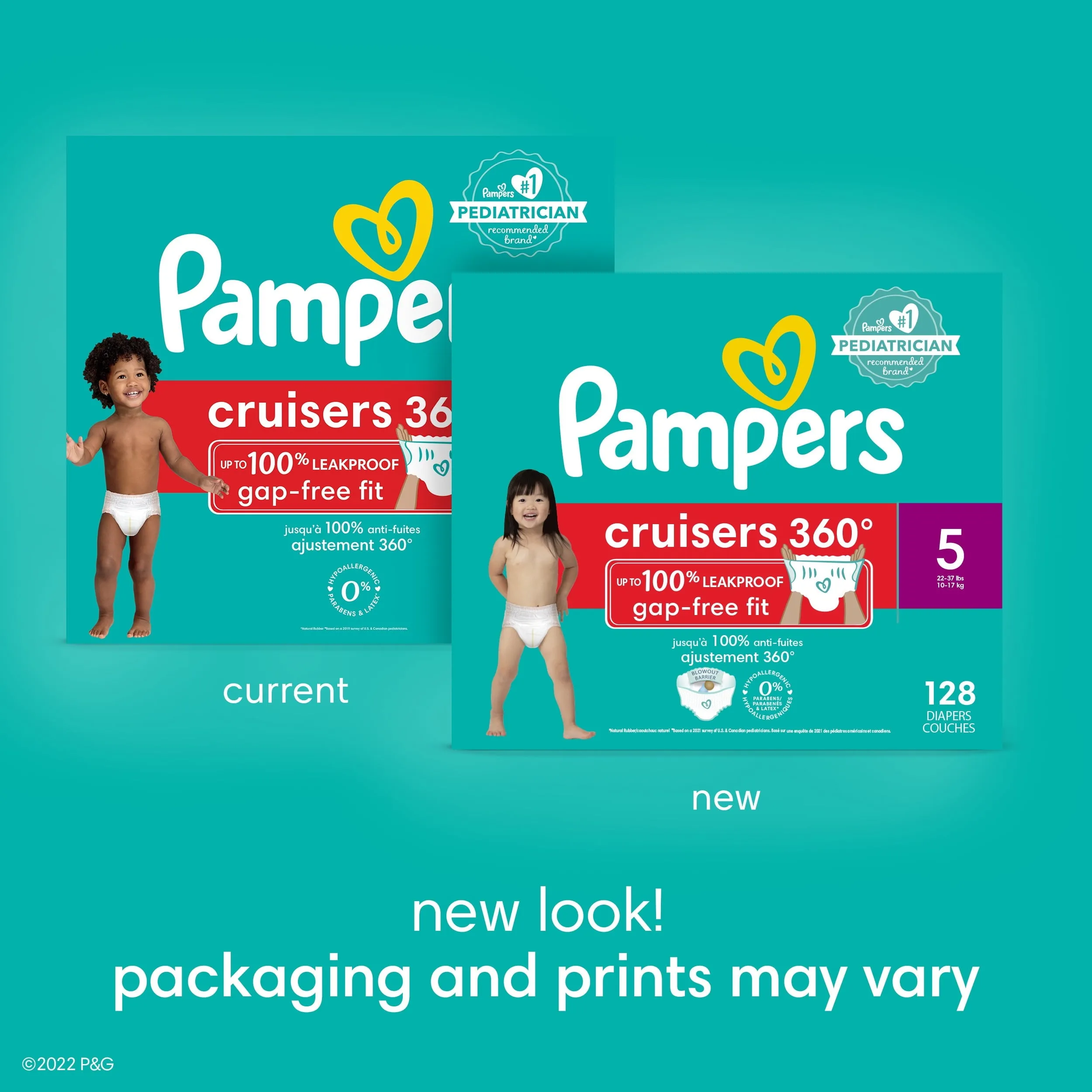 Pampers Cruisers 360 Diapers Size 6, 76 Count (Select for More Options)