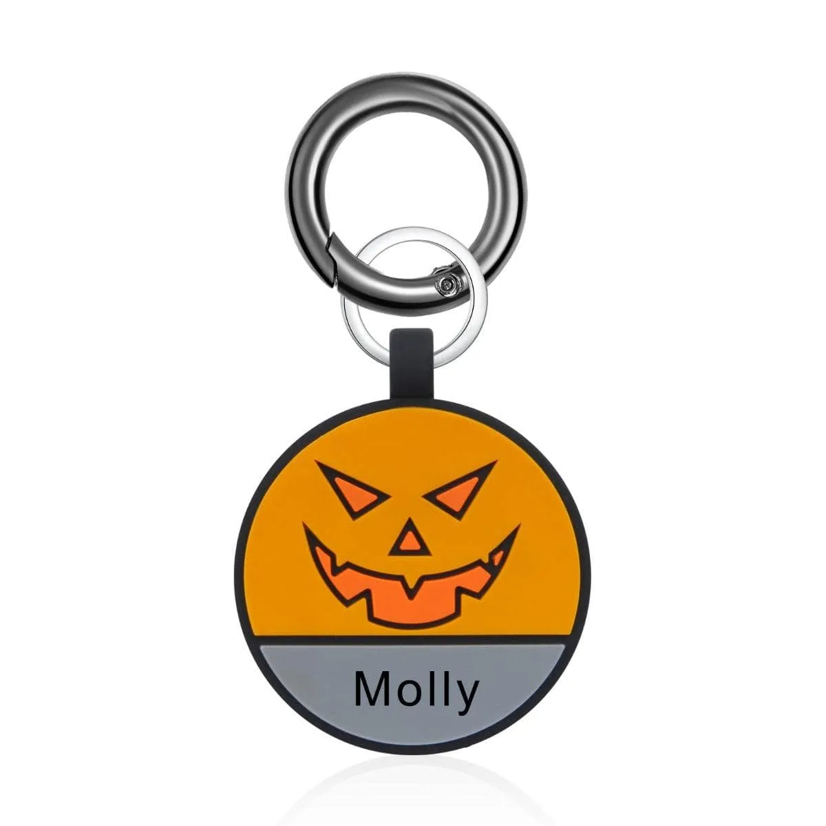 Personalized Cat ID Tag with Custom Name and Contact Info – Round Pet Tag