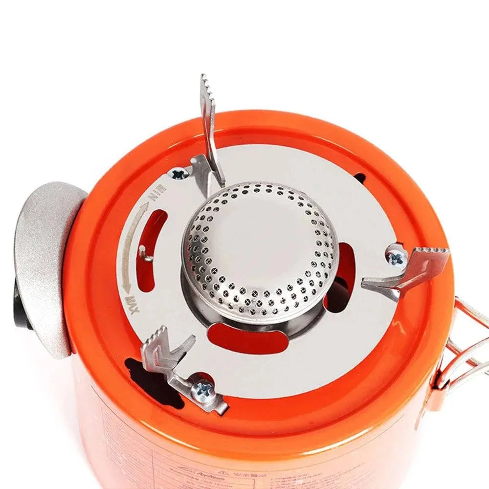 Portable 2000W Gas Heater Outdoor Camping Stove Heating Cooker Winter Heater Tent Stove for Ice Fishing Camping Hiking
