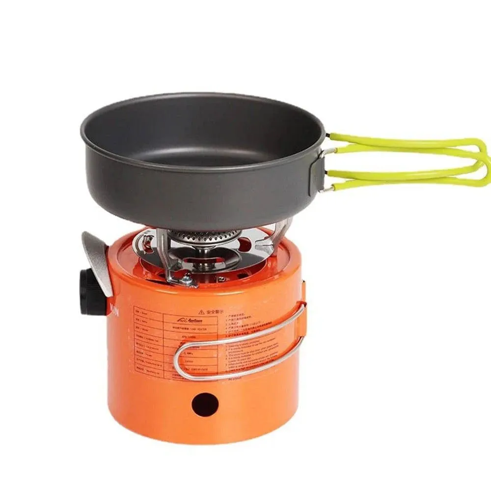 Portable 2000W Gas Heater Outdoor Camping Stove Heating Cooker Winter Heater Tent Stove for Ice Fishing Camping Hiking