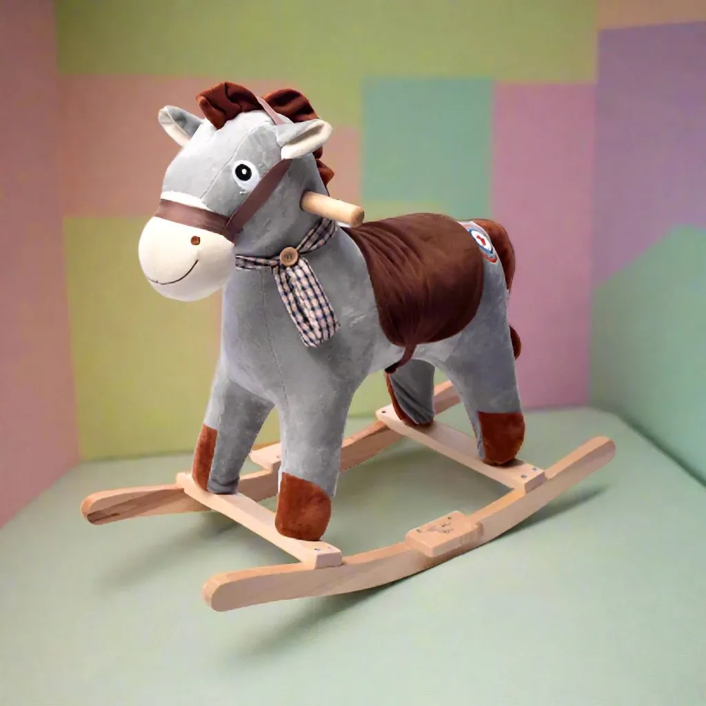 Soft and Sturdy Classic Rocking Donkey Ride-On