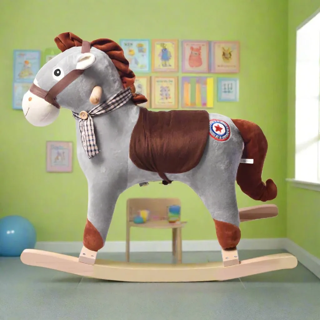 Soft and Sturdy Classic Rocking Donkey Ride-On