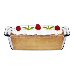 Stylish Glass Cake Mold, Baking Dish, Bakeware, 37.25 Oz