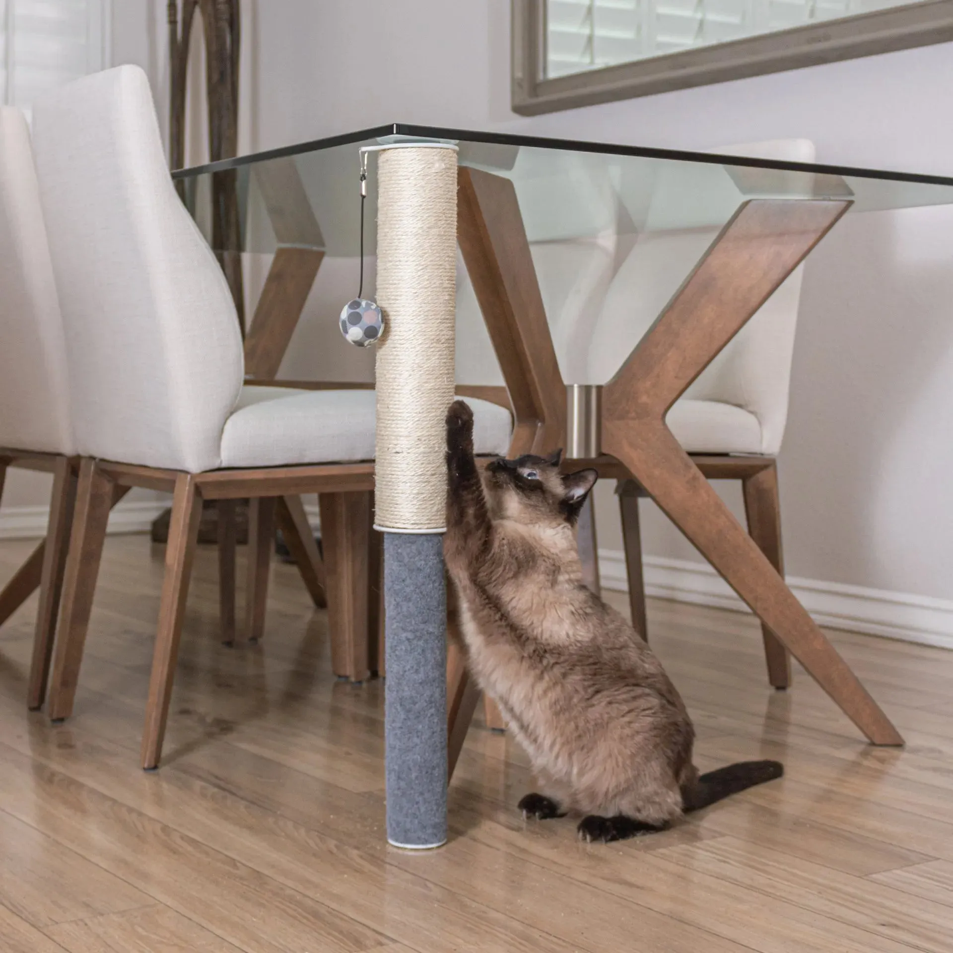 Tension Mounted Scratch Pole