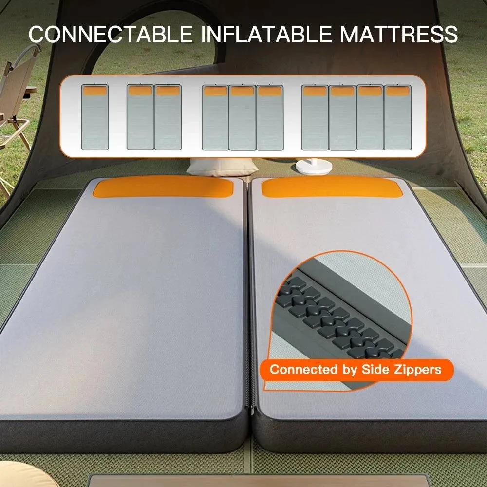 Ultralight Mattress One-piece Self-inflating Sleeping Pad Insulate Mat Inflatable Cushion for Camping Hiking Travel Equipment