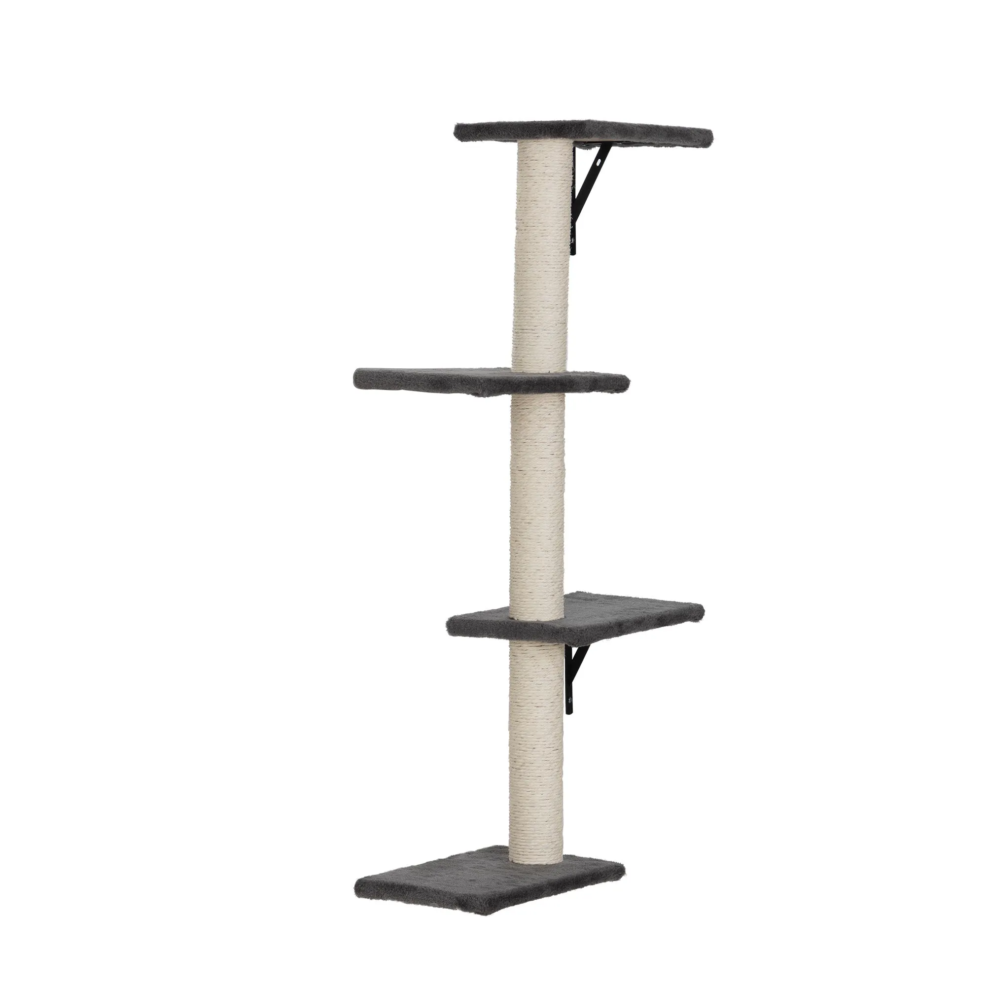 Wall Mounted Activity Tree with Scratching Post for Cats