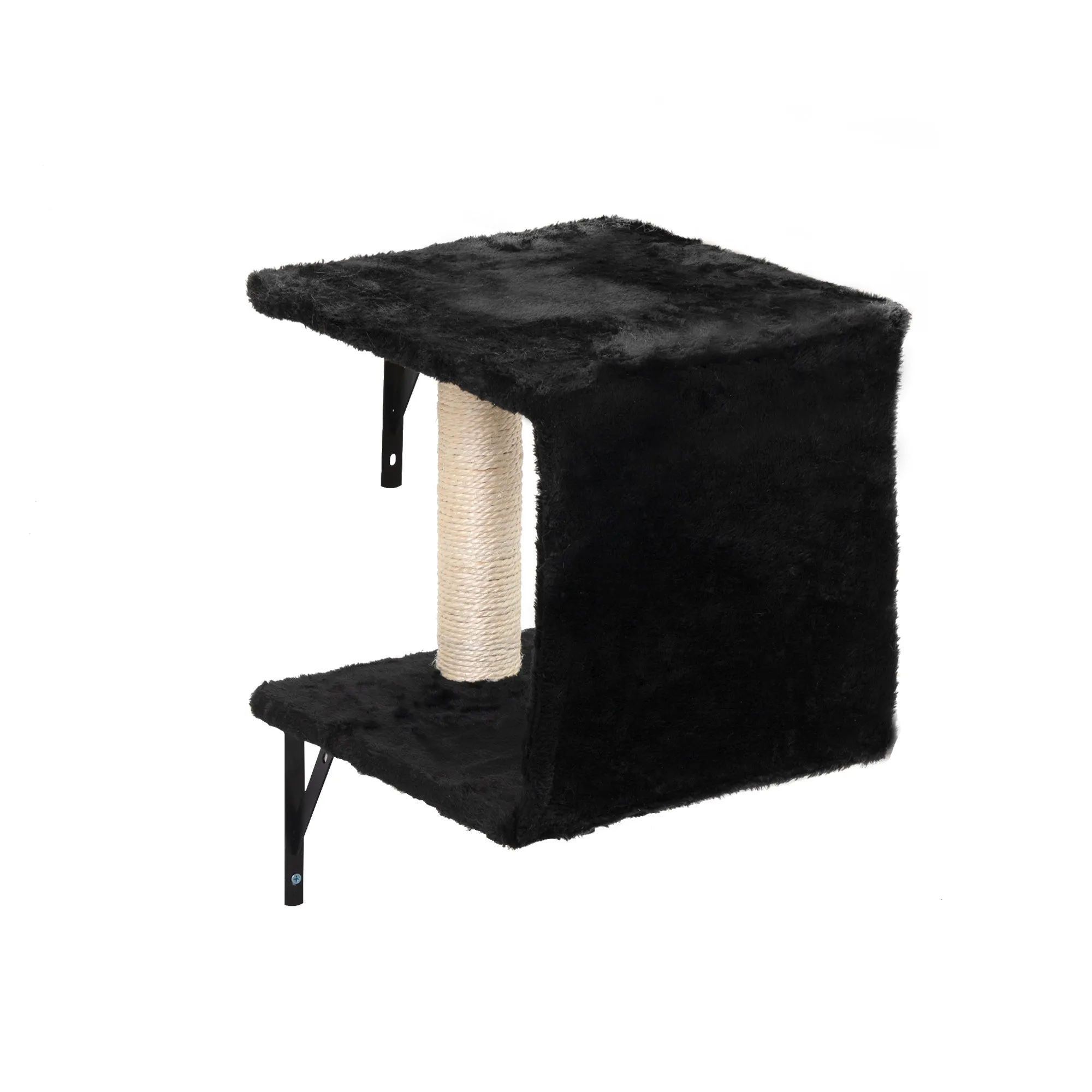 Wall Mounted Activity Tree with Scratching Post for Cats