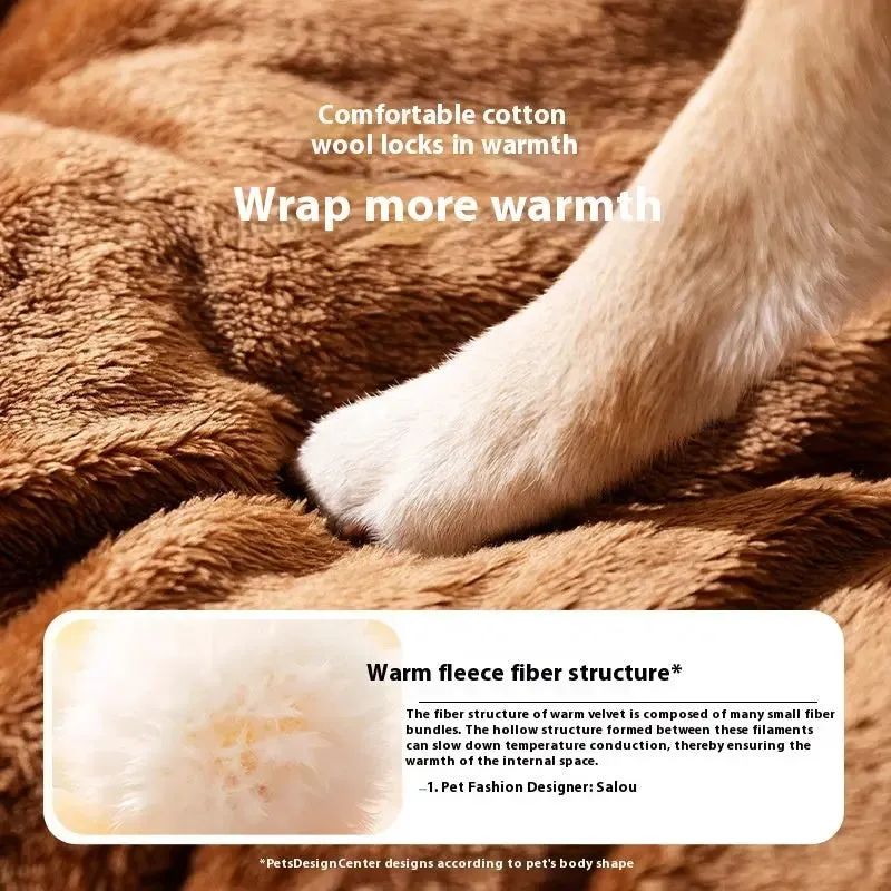 Warm Cosy Dog Bed House All Sizes Three-dimensional stylish retreat